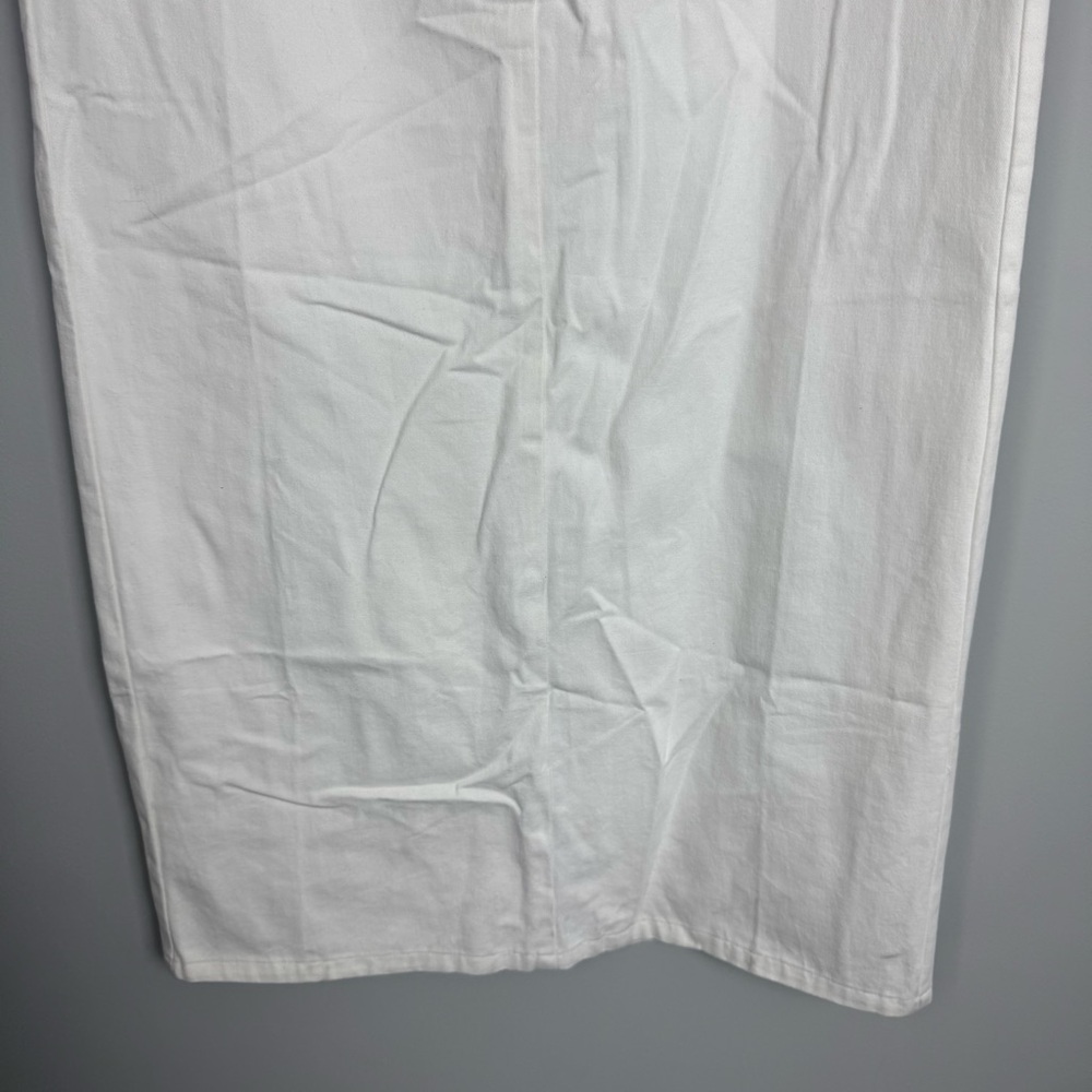 COMMENSE | NEW White Maxi Skirt with Back Slit Women’s Size Large - Picture 7 of 13